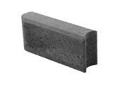 Nurmikon reunakivi musta, 135x80x300 mm, Lakka