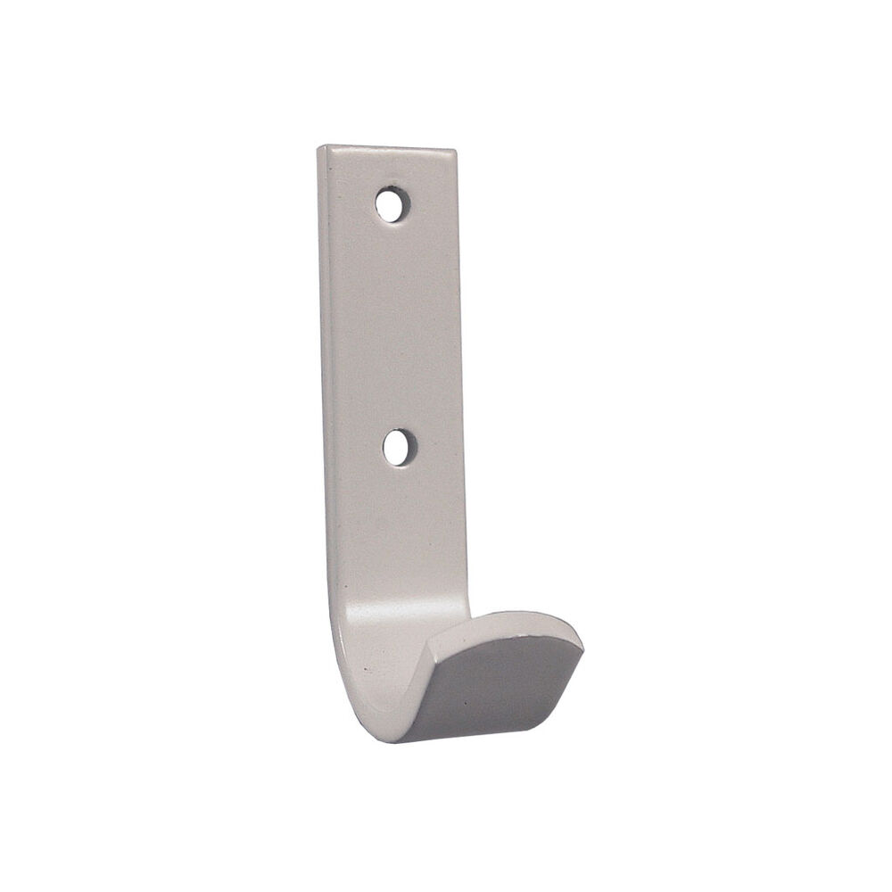Vaatekoukku 591 valkoinen 60mm