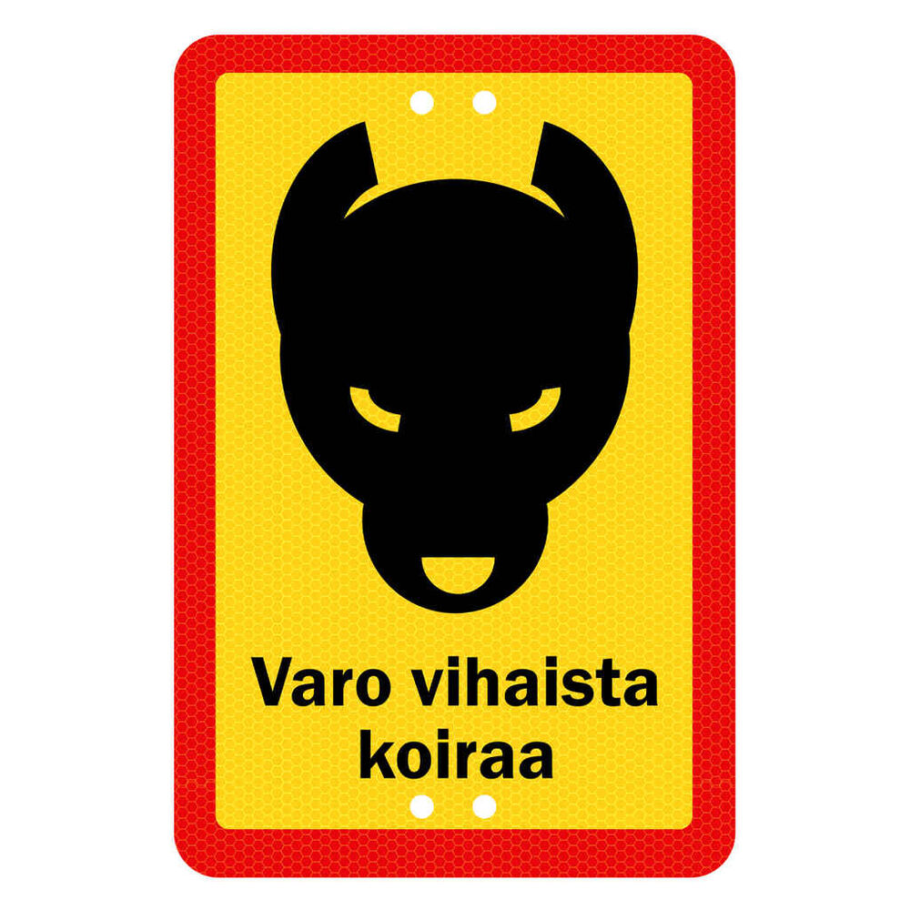 Sekure 20x30 varo vihaista koiraa