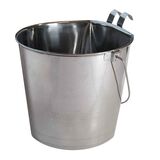 Metallinen juomasanko litteällä takaseinällä