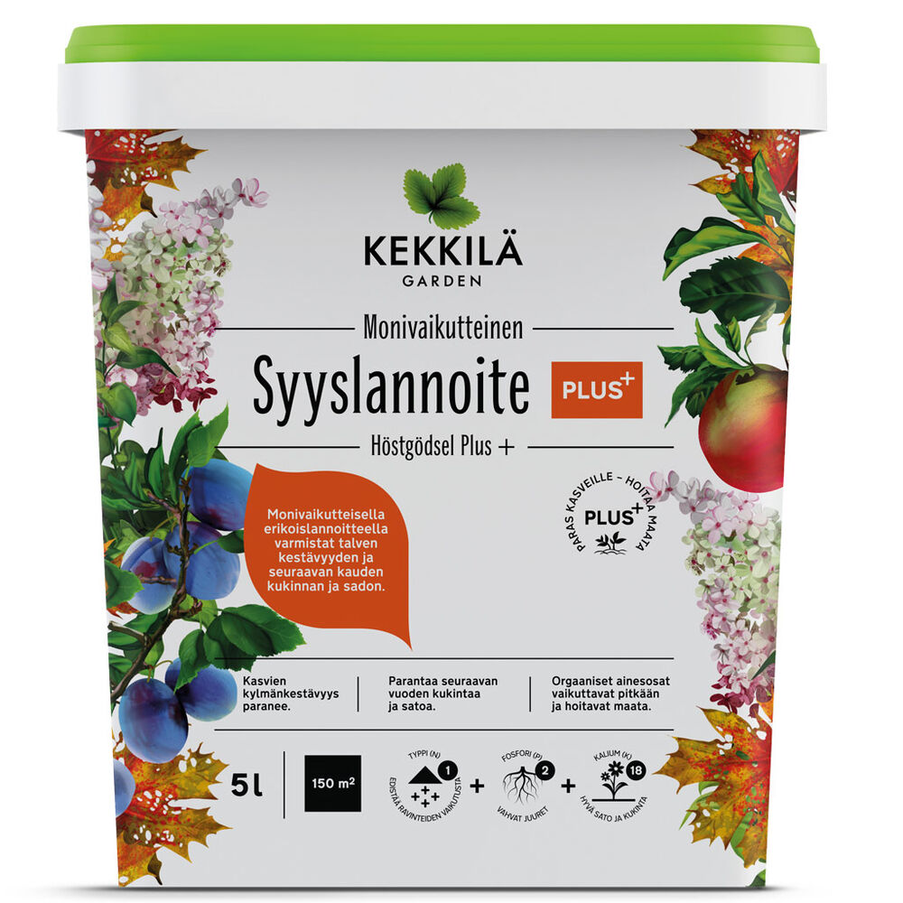 Kekkilä Syyslannoite Plus+ 5 l