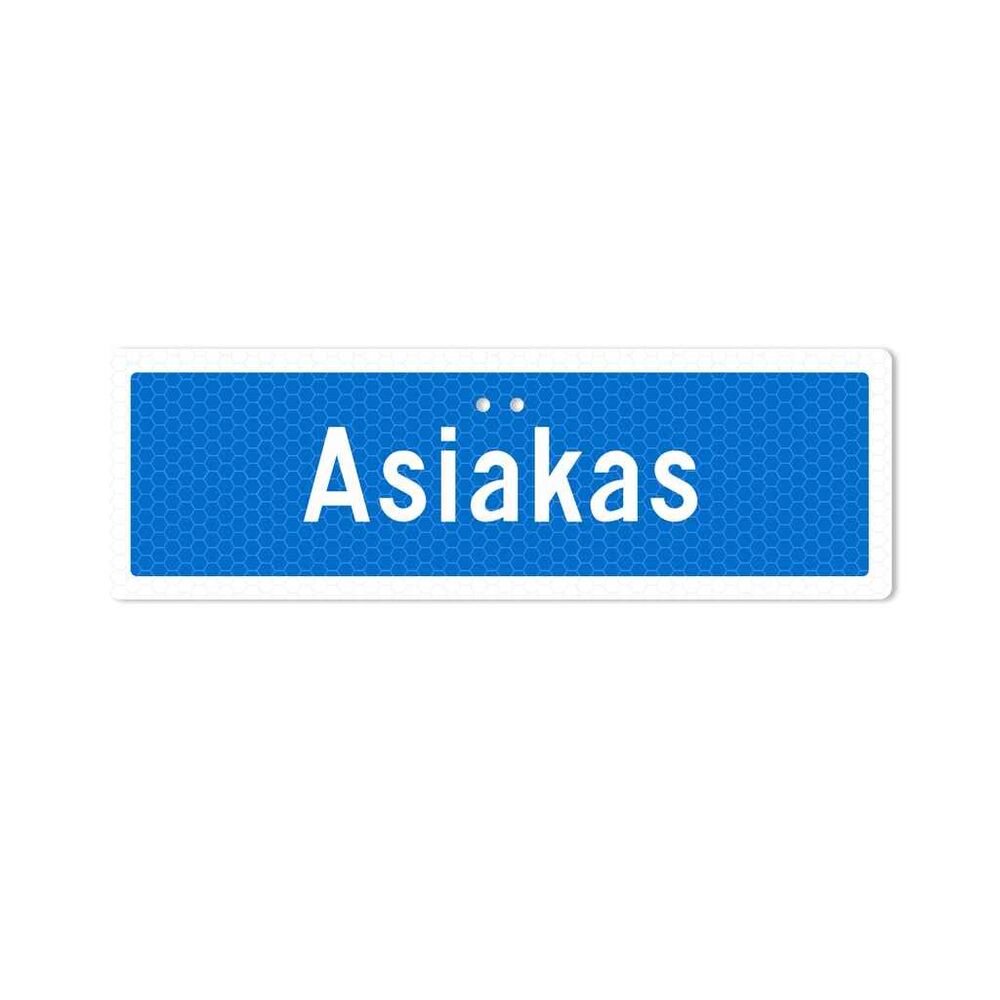 Sekure 50x16 asiakas kyltti