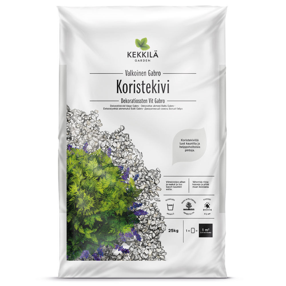 Kekkilä Koristekivi valkoinen 25 kg