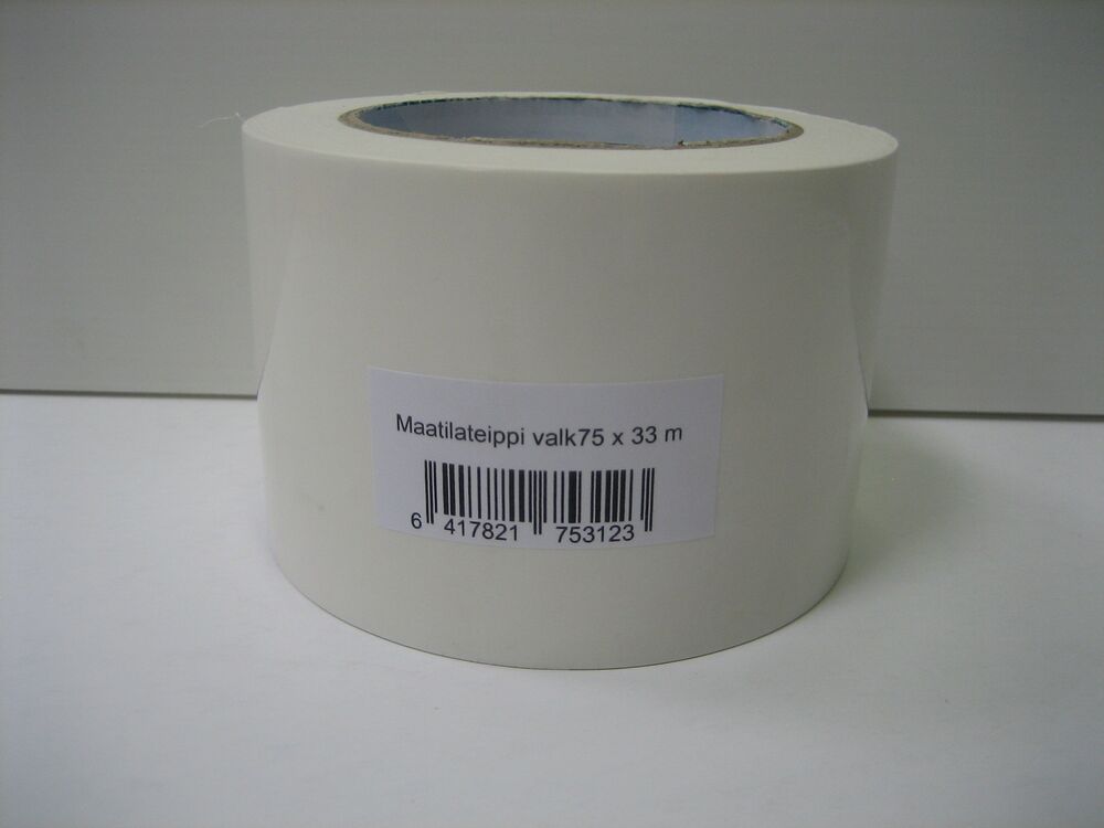 Maatilateippi valkoinen 75 mm x 33 m