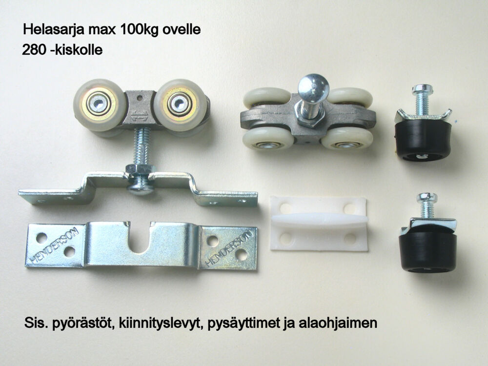 Helasarja max. 100kg liukuovelle