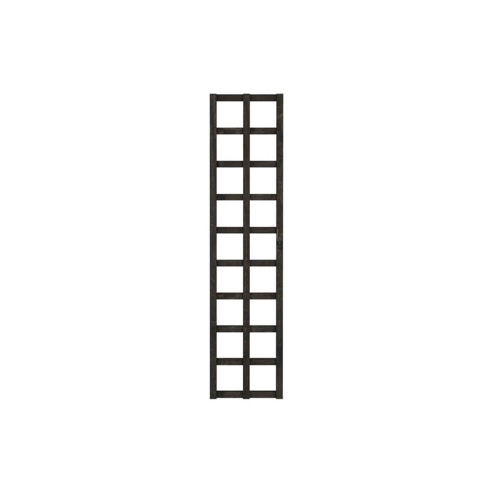 Ritilä-aitaelementti 40x180x3 cm grafiitin harmaa