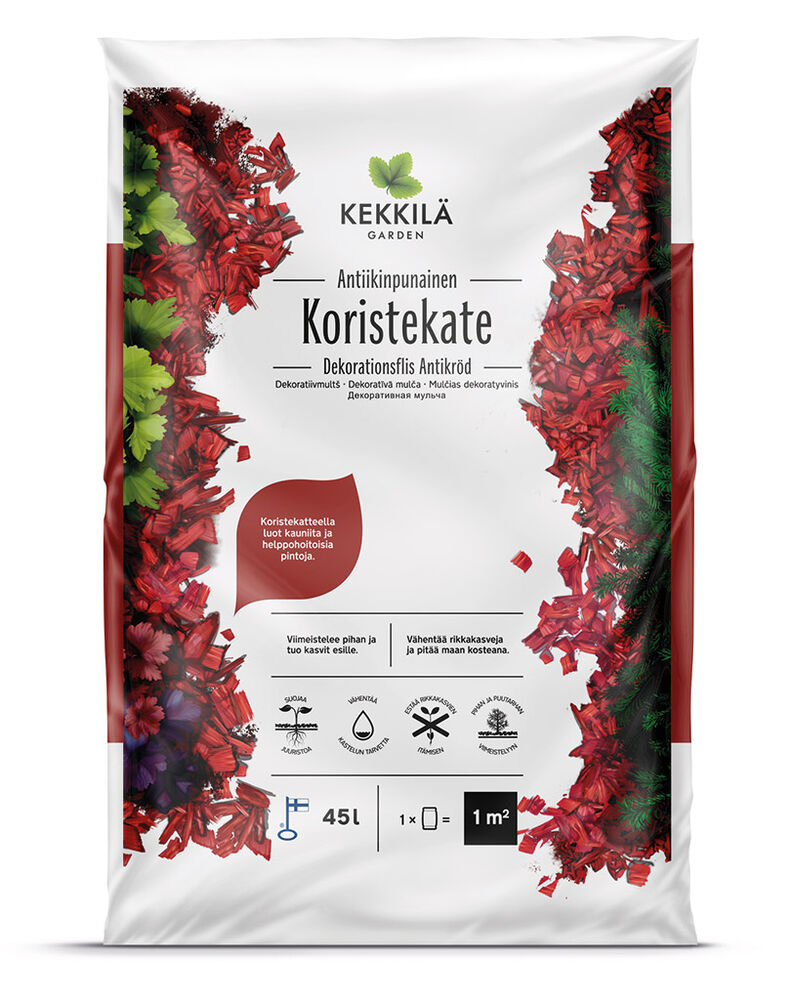 Kekkilä Koristekate 45 l antiikinpunainen