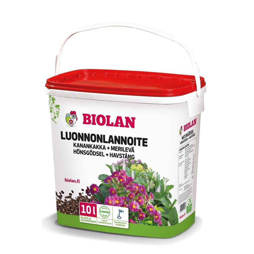 Biolan Luonnonlannoite 10l pakki