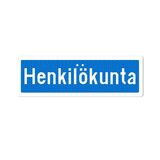 Sekure kyltti 50x16 Henkilökunta