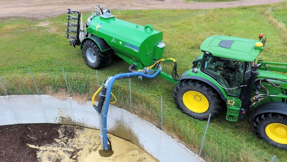 AGRONIC XS 10 m3 - yksiakselinen lietevaunu
