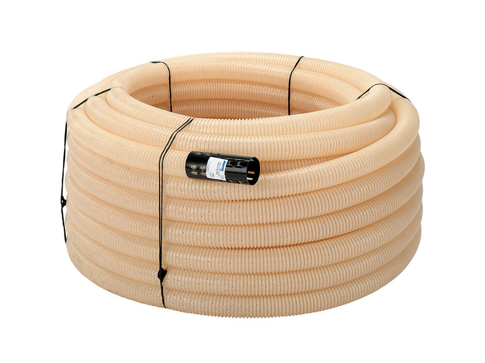 Salaojaputki 80 100m PVC valkoinen, Uponor