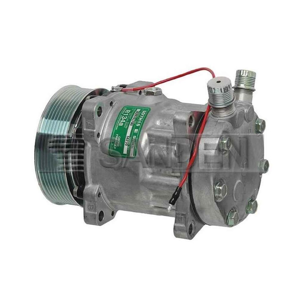 Ilmastointikompressori Sanden SD7H15-8028 12 V, Ford/ Case IH / NH / Valtra-Valmet