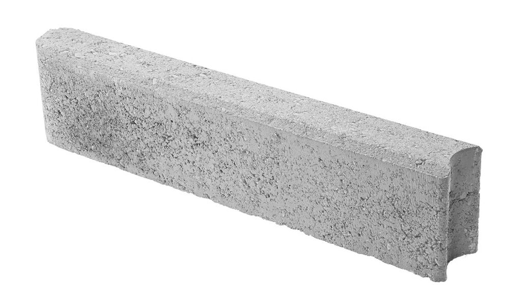 Nurmikon reunakivi Lakka 135x80x600 harmaa
