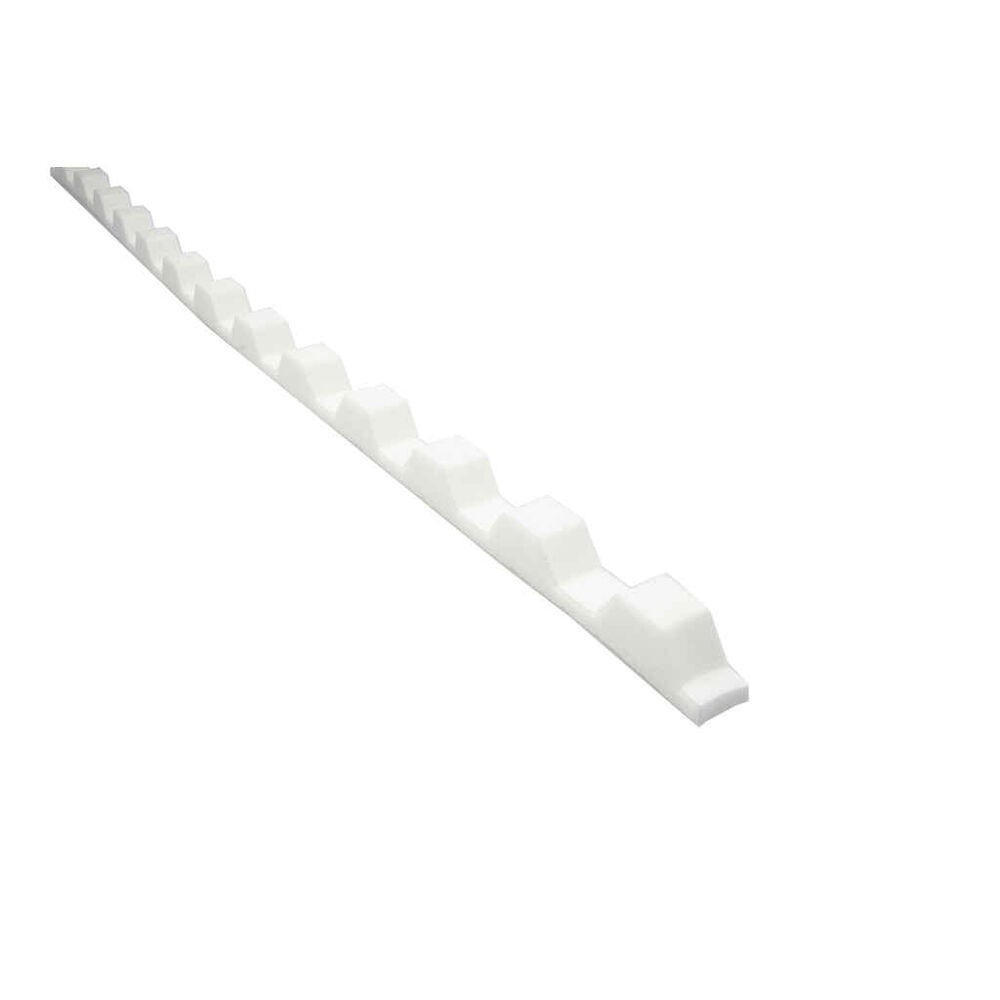 Valokate trapetsi PE muototiiviste 990 mm valkoinen