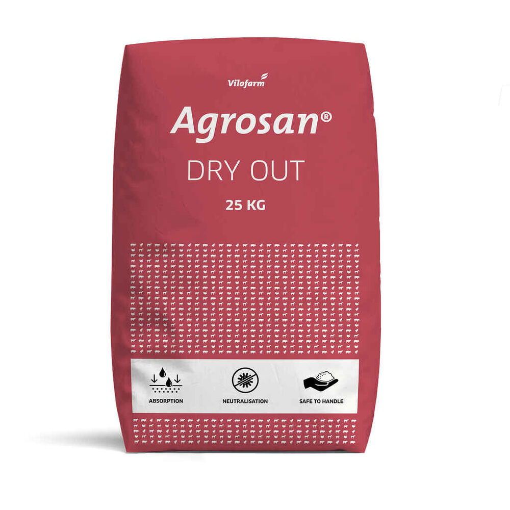 Agrosan Dry Out kuivadesinfiointiaine 25 kg