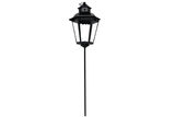 Hautalyhty metallinen tikulla k 84 cm