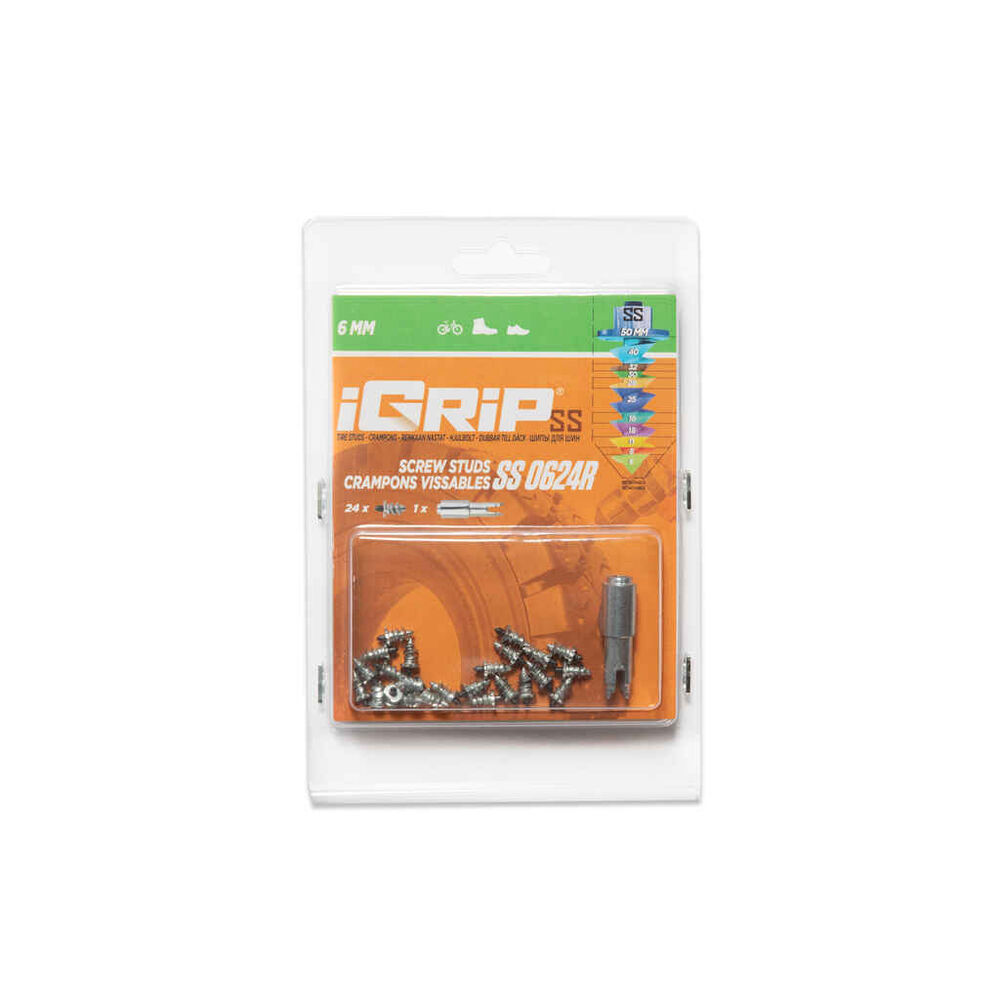 Jäänasta SS 6mm 24kpl terävä iGrip