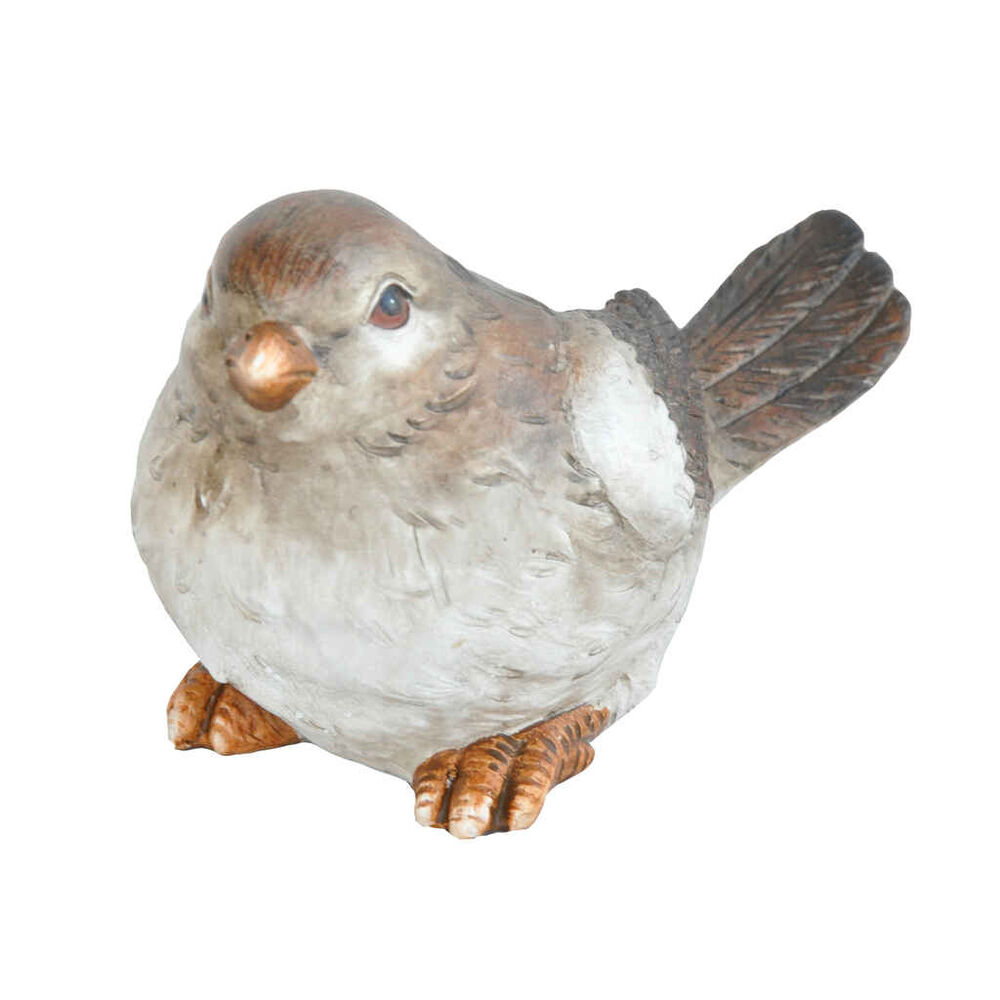Lintu koriste 13,5 cm x 8 cm x 9 cm, polyresiniä