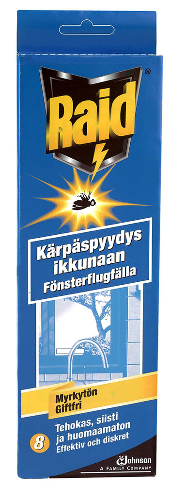 Raid Kärpäspyydys ikkunaan 8 kpl