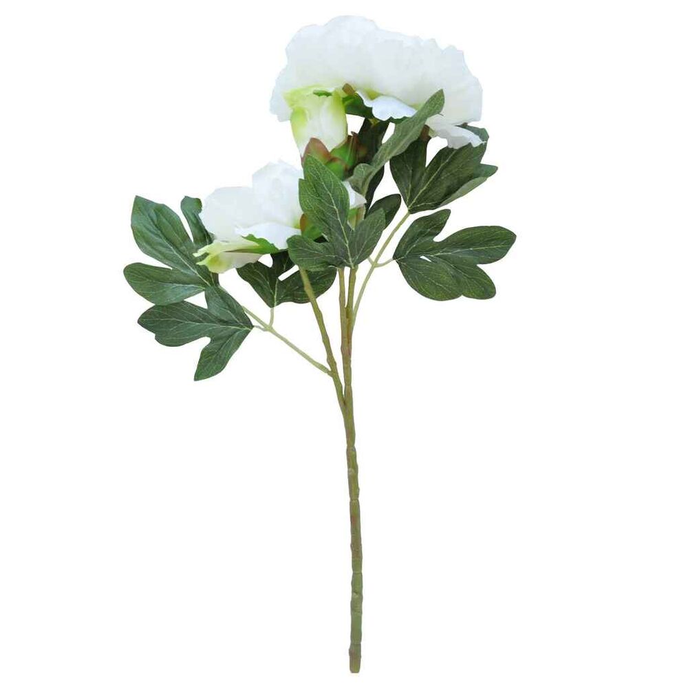 Pionikimppu 51 cm valkoinen tekokasvi