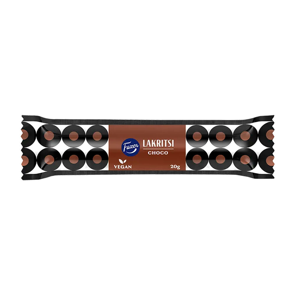 Fazer Lakritsi Choco 20 g x 30 kpl laatikko