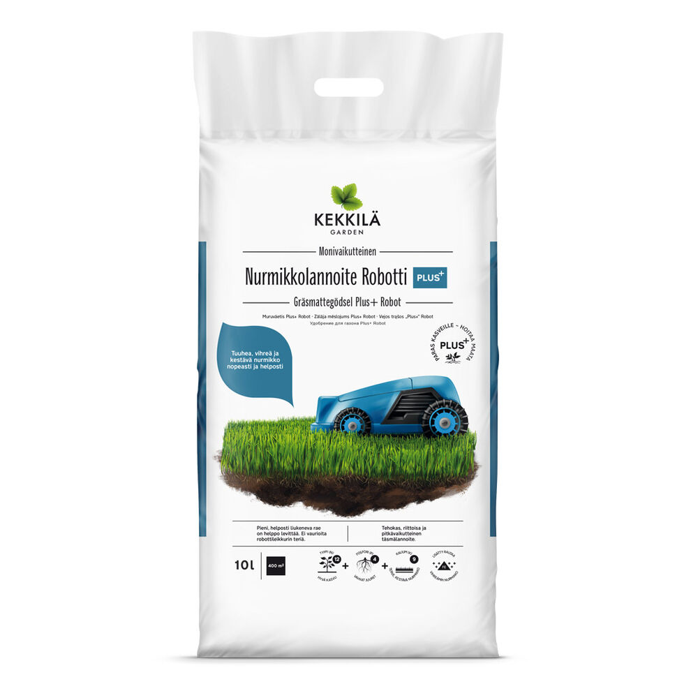 Kekkilä Nurmikkolannoite PLUS+ Robotti