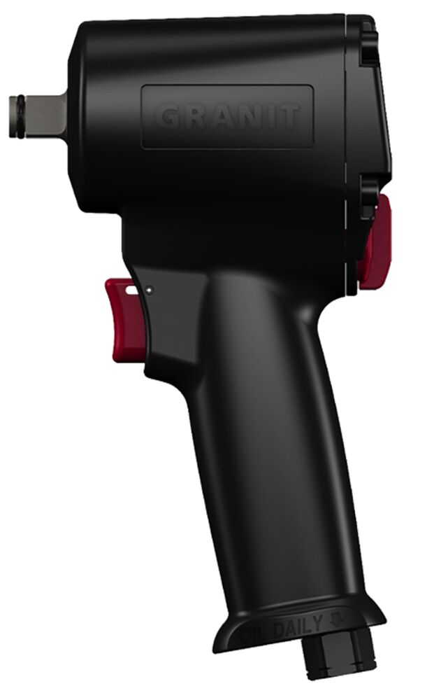 Paineilma mutteriväännin 1/2" mini Black Edition