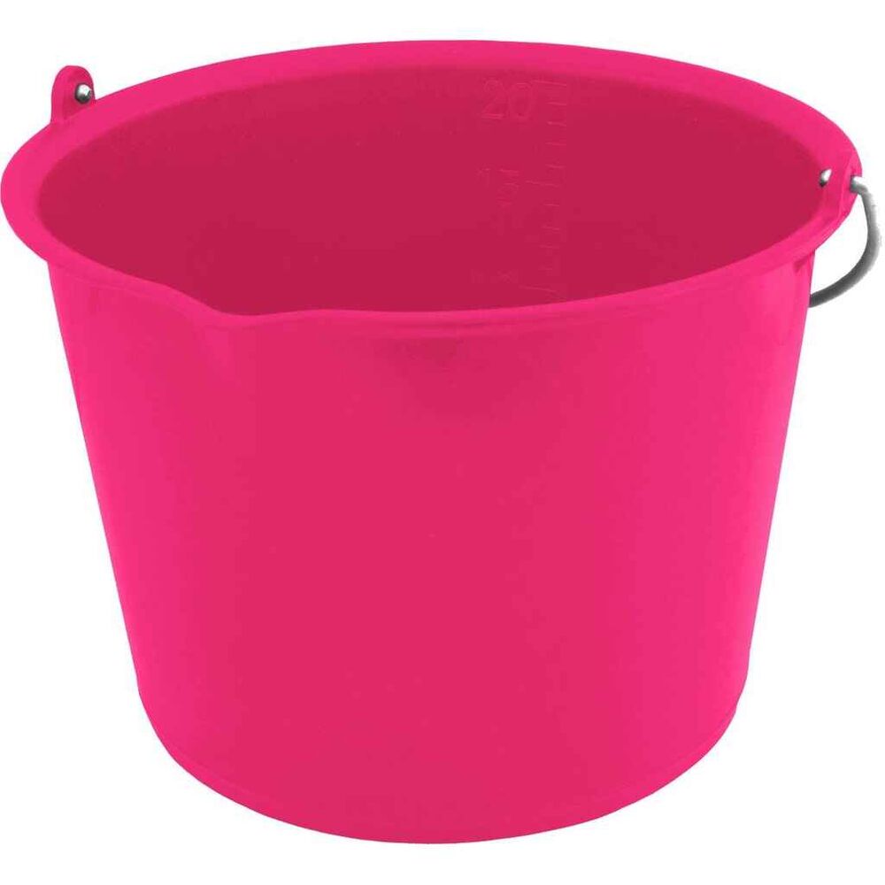 Ruokinta-ämpäri V-Plast 20L, pinkki