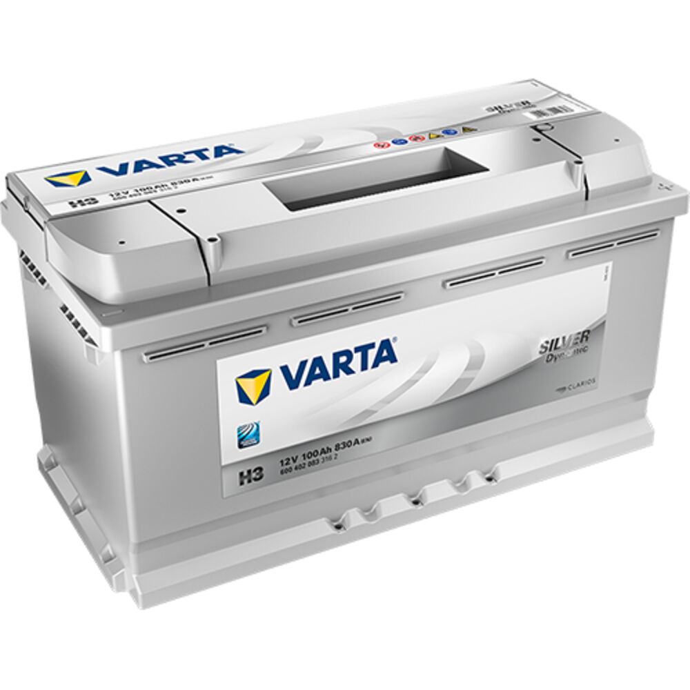 Akku 12V 100Ah 830A Silver Dynamic Varta