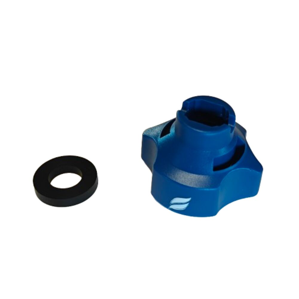 Lechler EasyFit suutinmutteri MULTIJET SW8/10, sininen (Hankkija-logo)