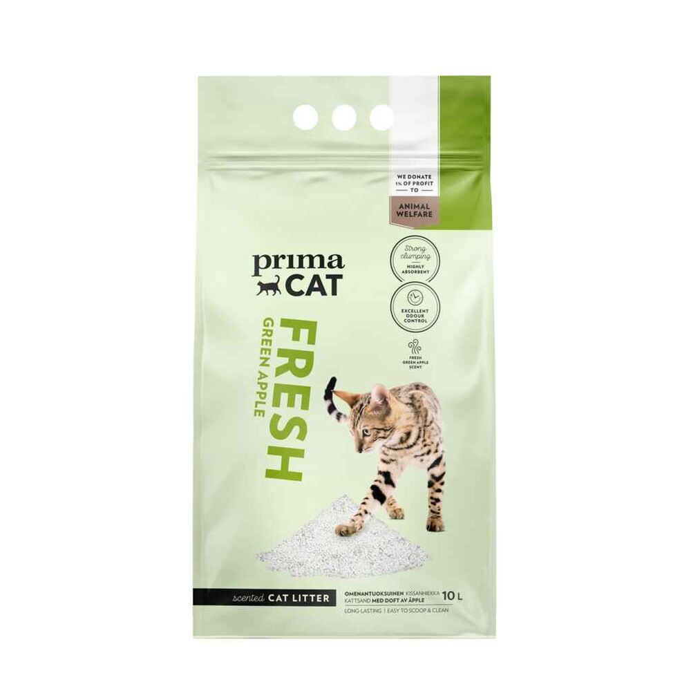 PrimaCat kissanhiekka omena 10L