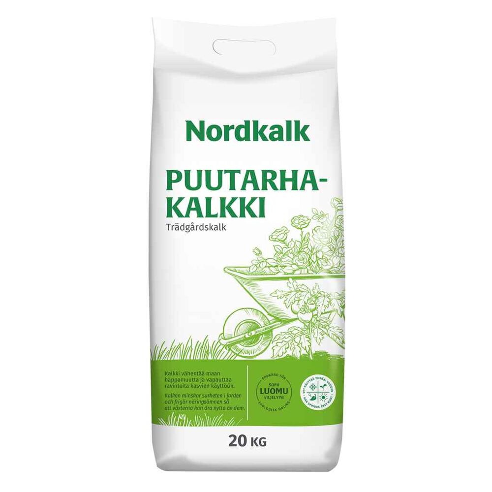 Nordkalk Puutarhakalkki 20 kg