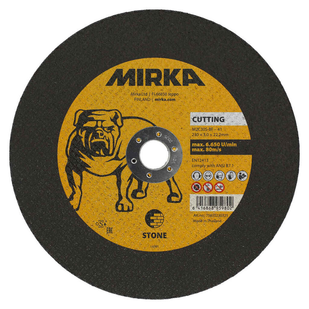 Katkaisulaikka 230x3,0x22,2mm M2C30S-BF Kivi, Mirka
