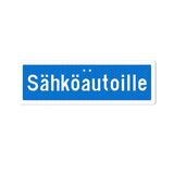 Sekure kyltti 50x16 Sähköautoille