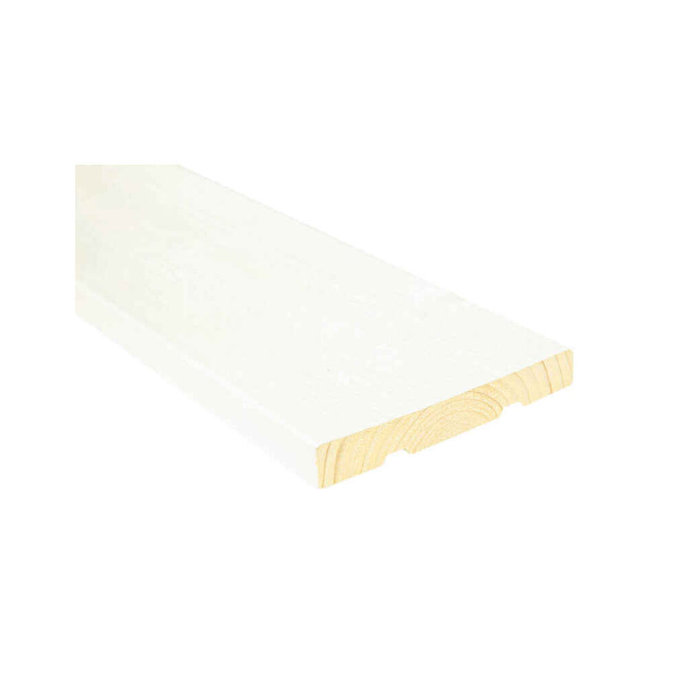 OIVA Kuusi 21x145x4800 Pintamaalattu ulkoverhouslauta julkisivuverhouksiin