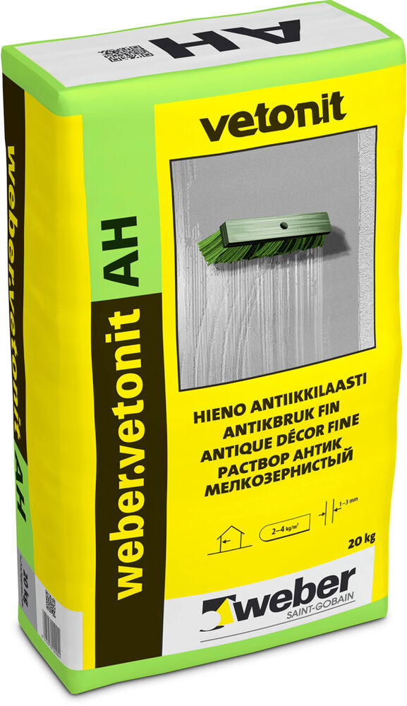 Vetonit AH antiikkilaasti hieno 20 kg