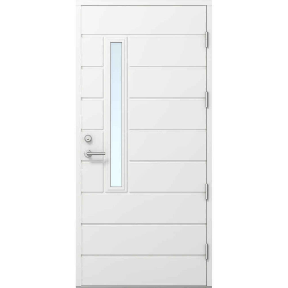 Ulko-ovi FE811 Thermo valkoinen 9x21 oikea Kaskipuu