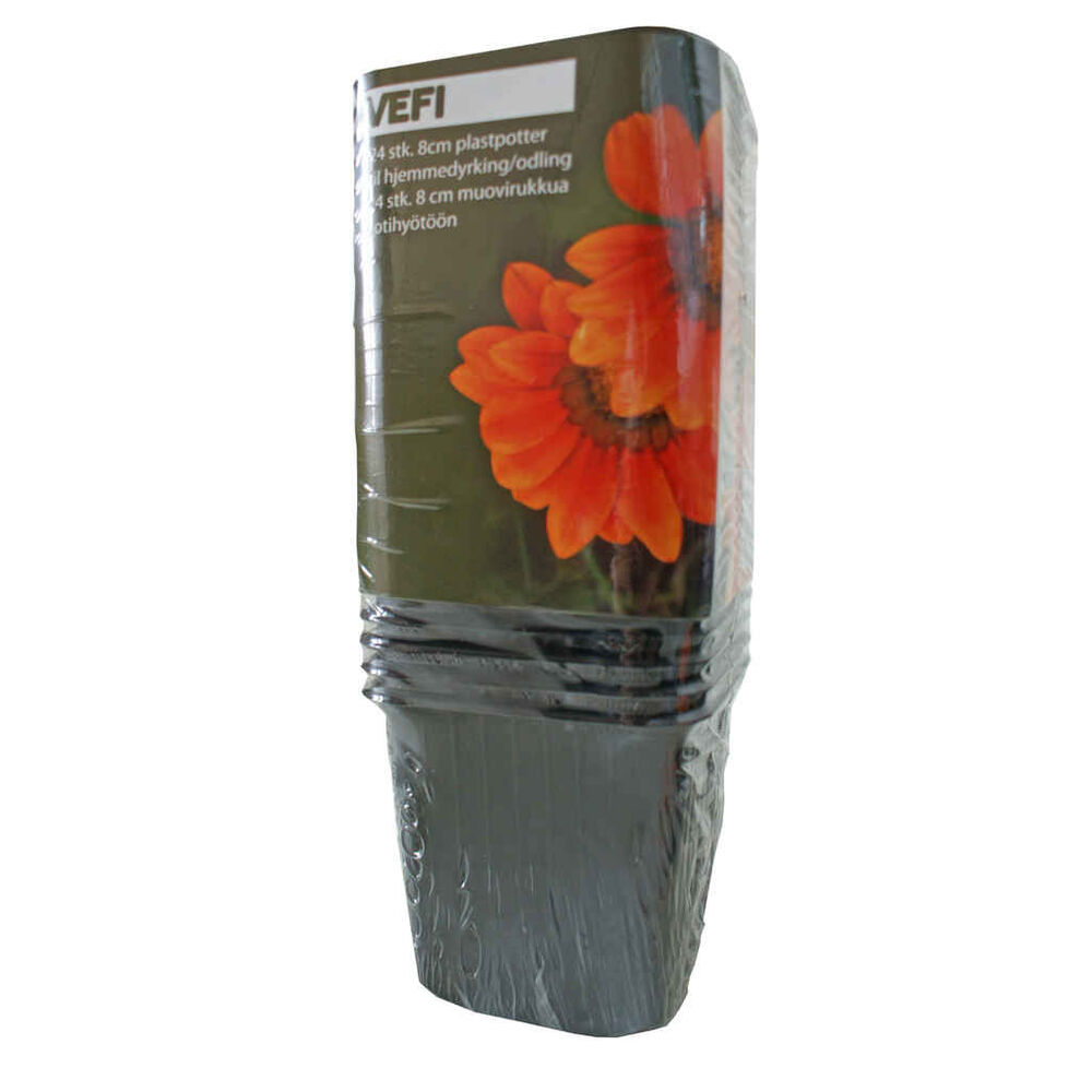 Muoviruukku 8 X 8 cm 24 kpl Vefi