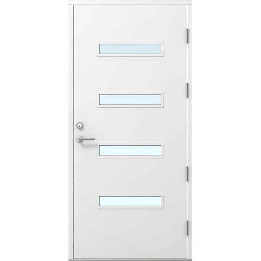Ulko-ovi FE3 Thermo valkoinen 10x21 oikea Kaskipuu