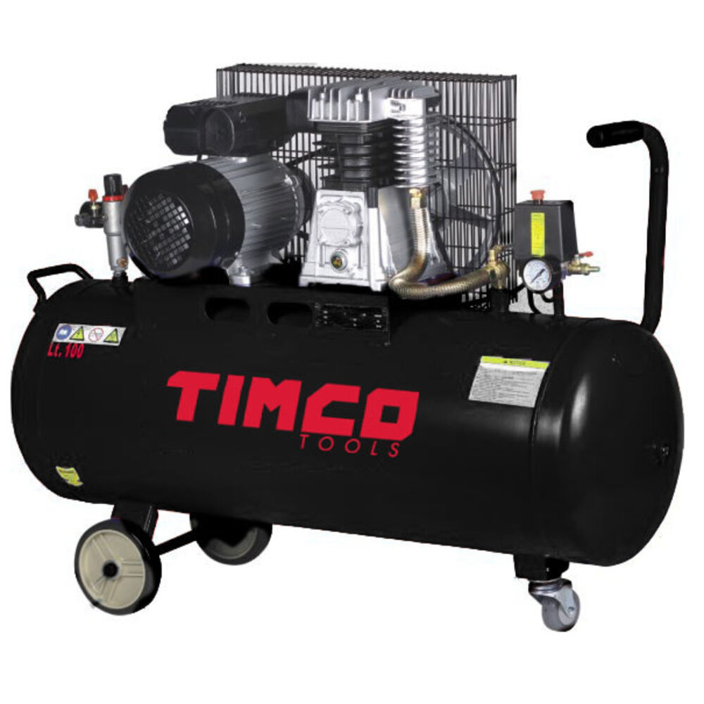Kompressori Timco 2,5HP 100L hihnaveto