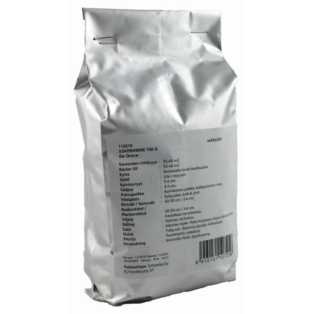 Sokeriherne De Grace 750 g