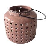 Lyhty 12 cm vaaleanpunainen