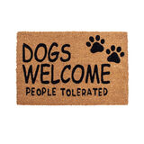 Kynnysmatto 40x60 cm, Dogs Welcome, People Tolerated