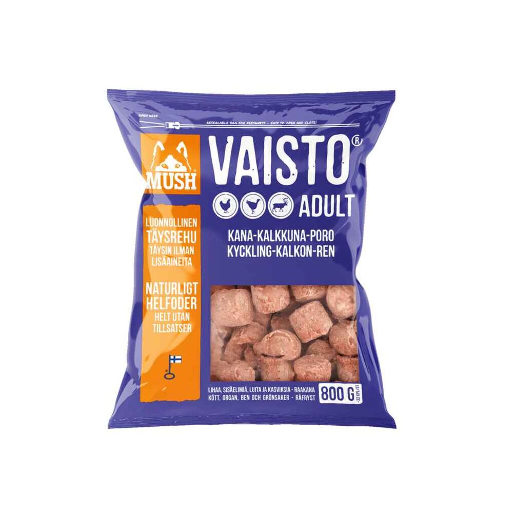 Mush Vaisto® Liila kalkkuna-kana-poro 800 g